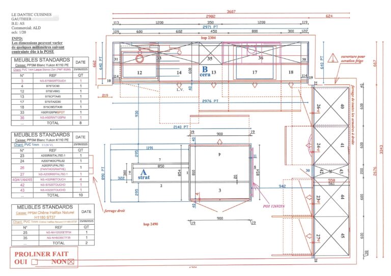 Implantation / Dossier de production M. et Mme G